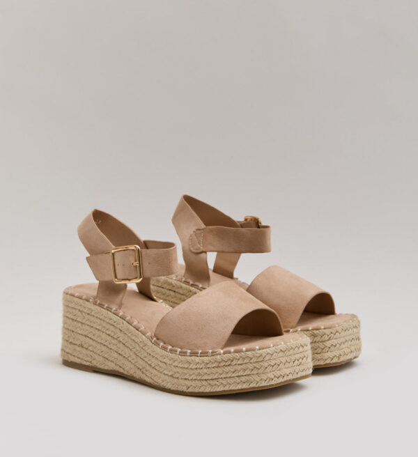 Alternative view of Sandalia Mimi Beige