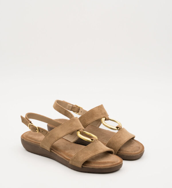 Alternative view of Sandalia Amon Taupe