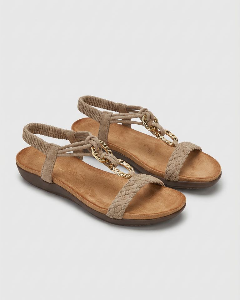 Sandalia Bona Taupe - Imagen 2