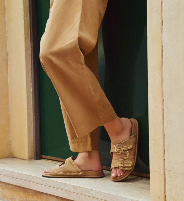 Sandalia Lovia Taupe