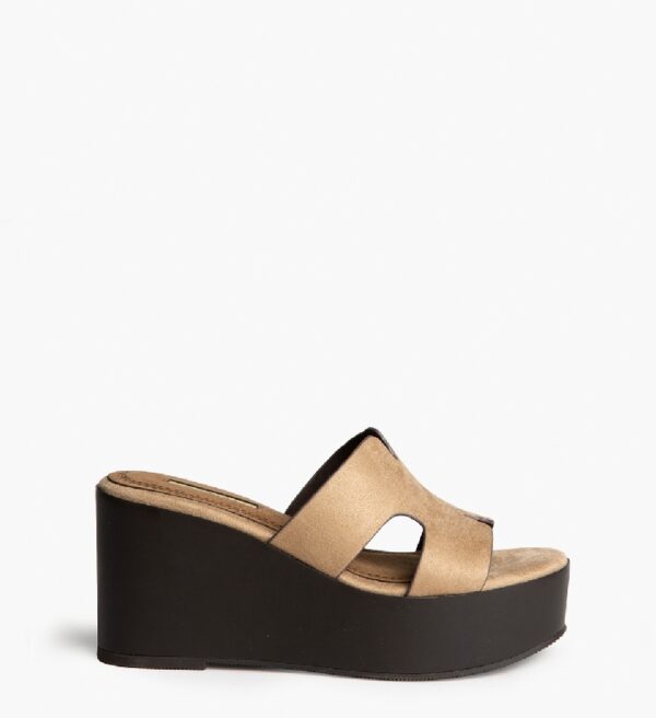 Sandalia M6371 Cuña Arena