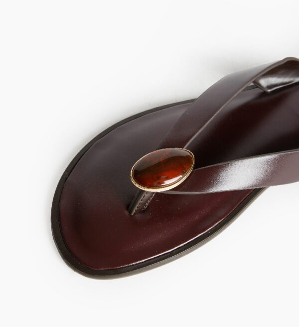 Alternative view of Sandalia M6445 Plana Burdeos