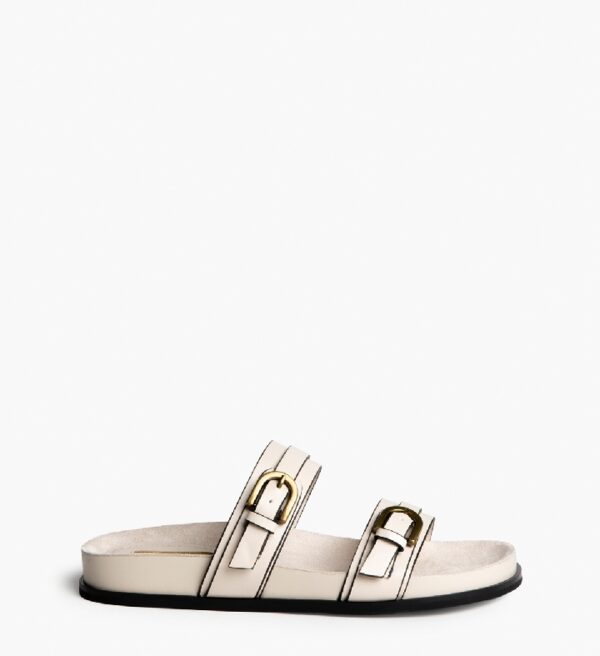 Sandalia M6415 Plana Beige