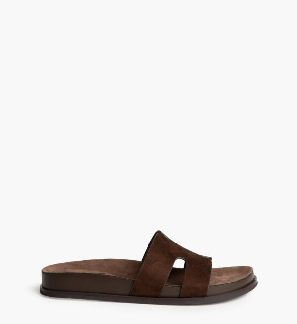 Sandalia M6414 Plana Café