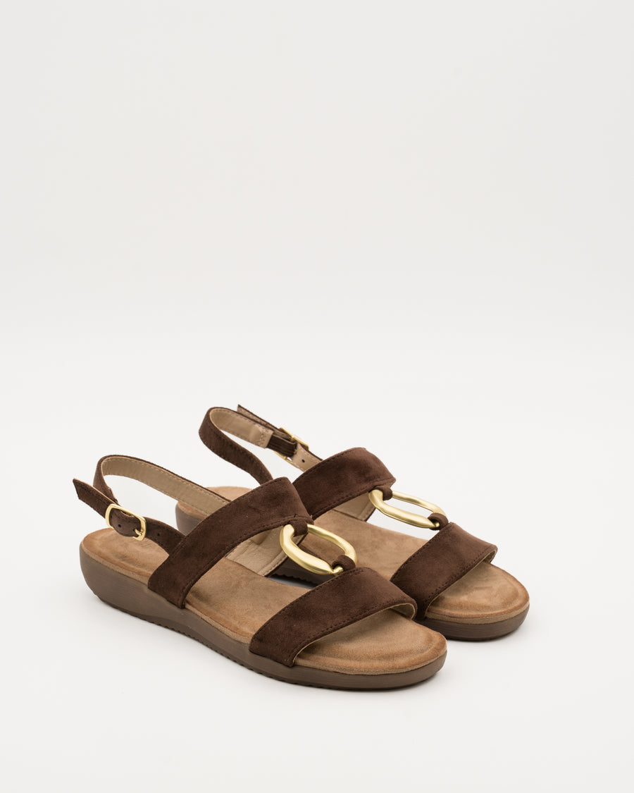 Sandalia Amon Marrón - Imagen 2