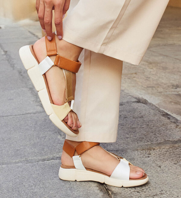 Sandalia Sporty Oro