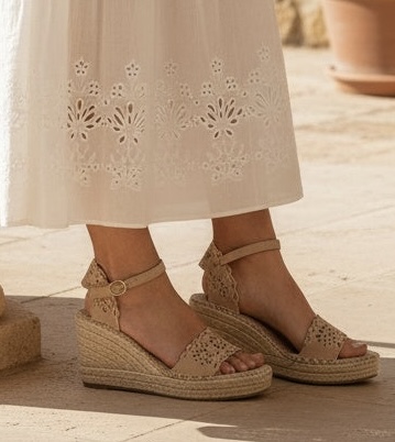 Sandalia Cadak Beige