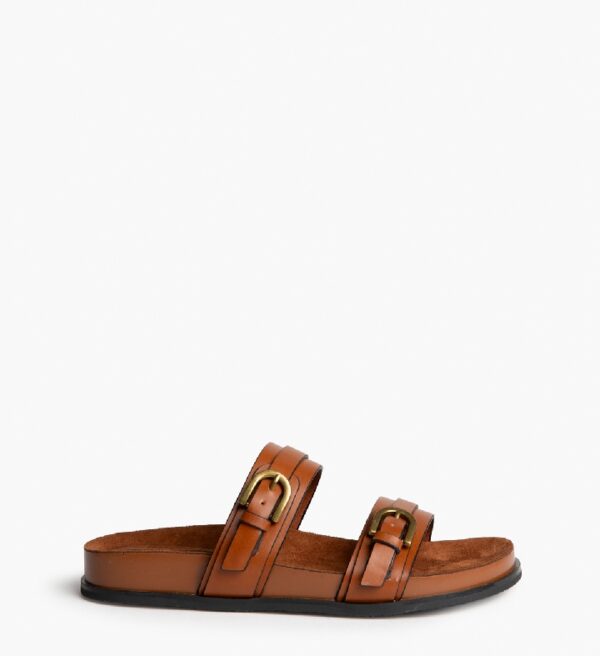 Sandalia Plana M6415 Cuero