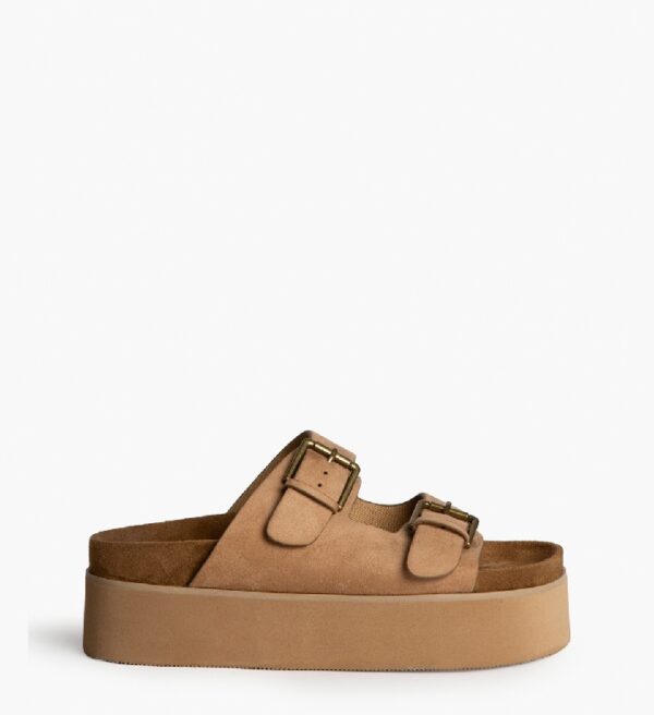 Sandalia Plataforma M6380 Camel