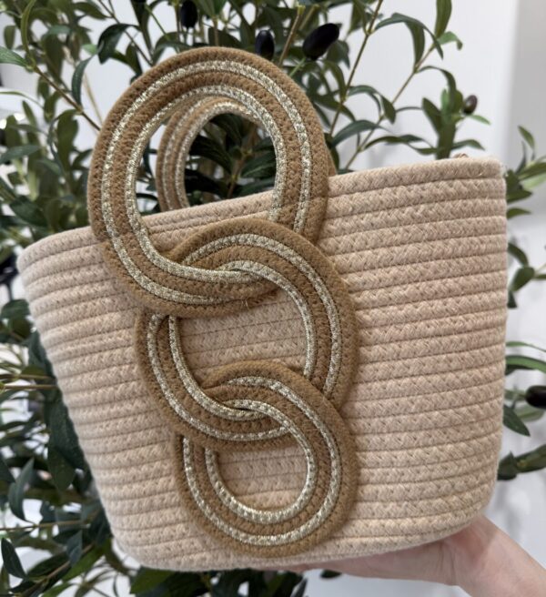 Alternative view of Cesta Kamo Beige