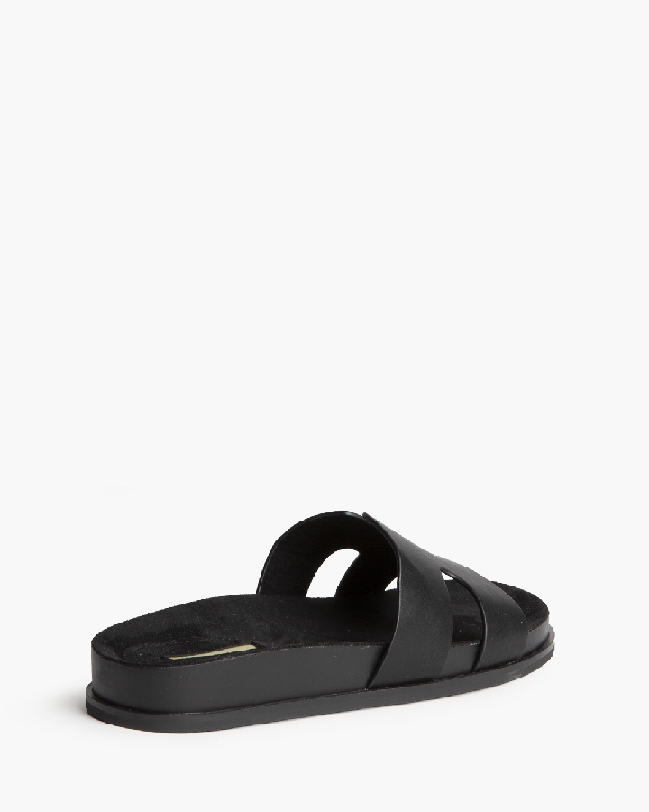 Sandalia M6413 Plana Negra - Imagen 4