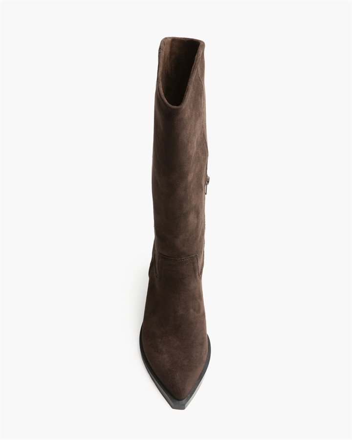 Bota Cowboy M6765 Café - Imagen 2