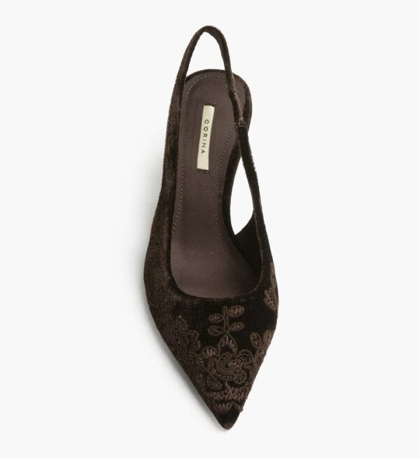 Alternative view of Zapato Brocado M6715 Café
