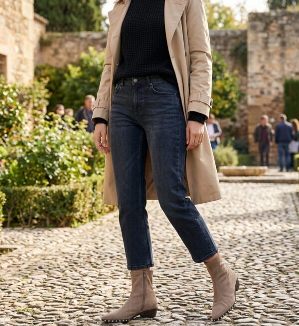 Botín Tiso Beige