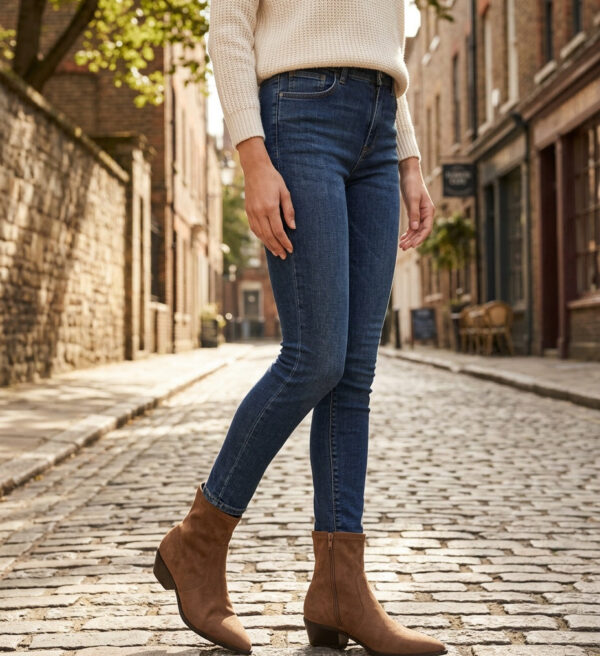 Botín Paola Beige