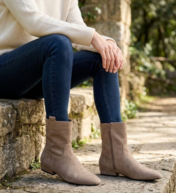 Botín Elia Beige